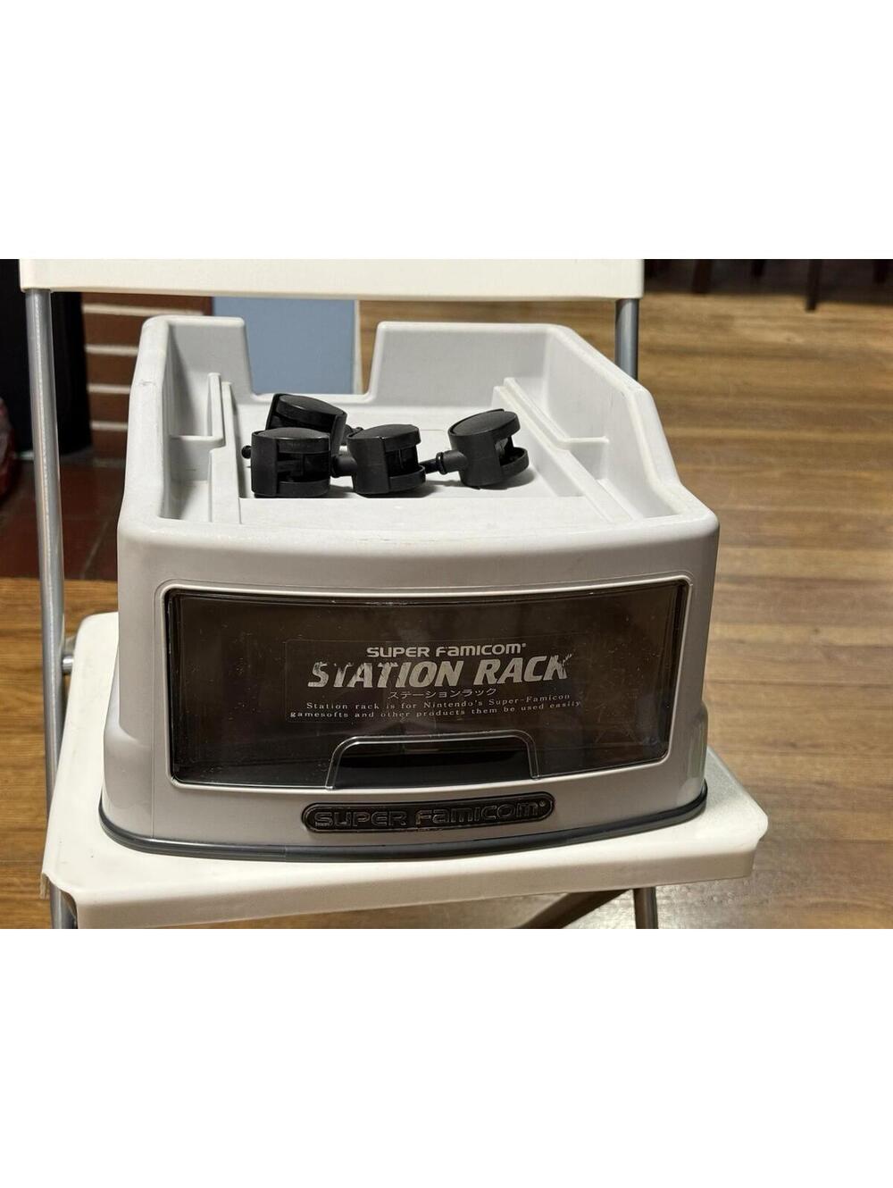 Nintendo Super Famicom Console Case SNES Station Rack , Good Condition, (Read)